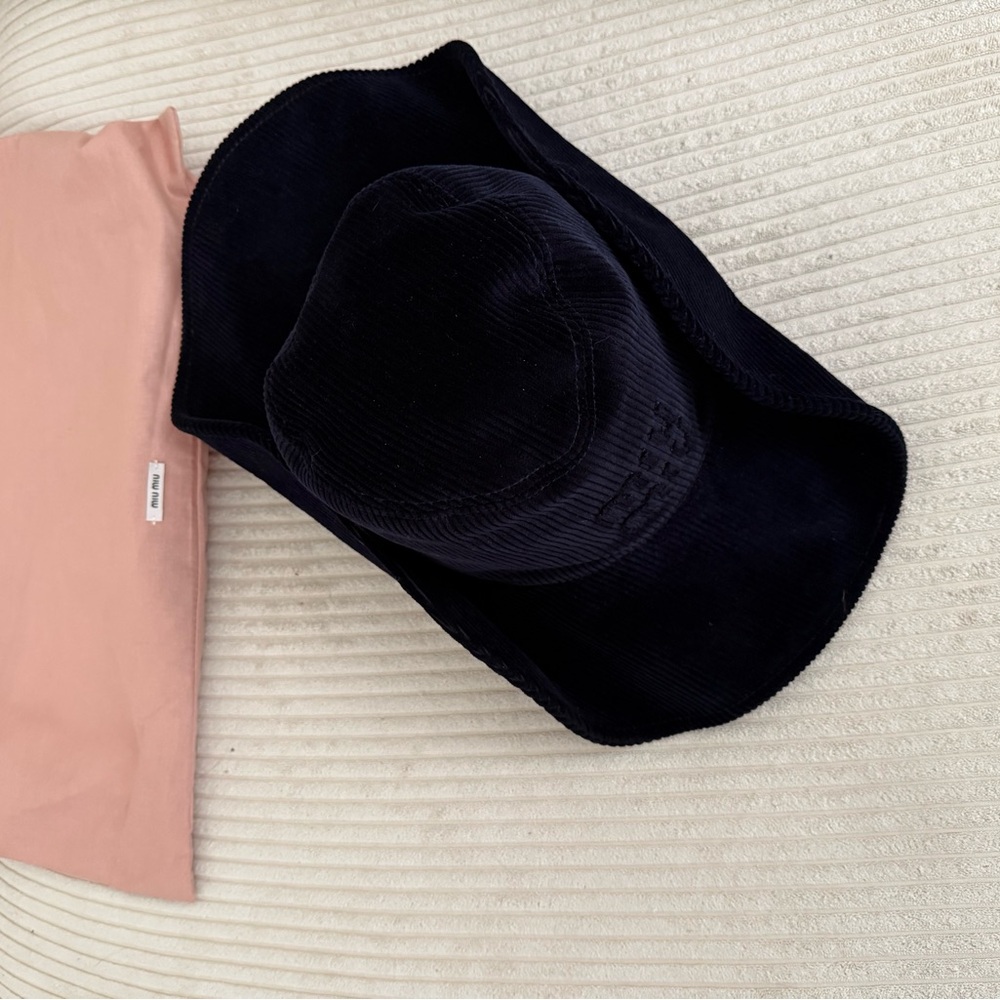 Miu Miu corduroy cowboy/sun hat